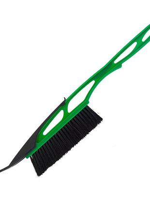 Щетка-скребок bi-plast big-55 см зеленая для уборки снега и льда универсальный инструмент для чистки dm-11