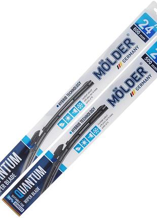 Комплект щеток стеклоочистителей molder quantum для audi a4 2015 гибридные щетки для очистки стекол авто dm-11