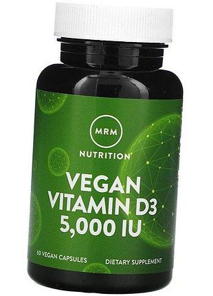 Вітамін д3 для веганів, vegan vitamin d3 5000, mrm 60вегкапс (36122004)