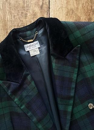 Вінтажний жакет givenchy en plus вовна