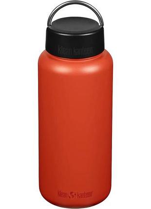 Фляга klean kanteen wide loop cap 1182 мл tiger lily