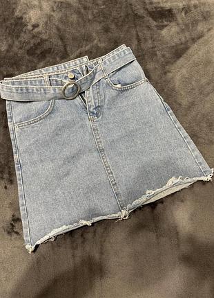 Джинсовая юбка