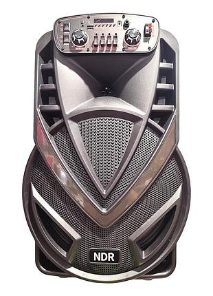 Беспроводная уличная bluetooth колонка ndr-v15 1500вт динамик 40вт для вечеринок и отдыха портативная ак dm-11