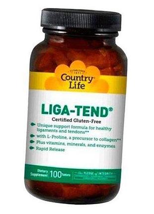 Комплекс для поддержки связок и сухожилий, liga-tend, country life 100таб (03124007)