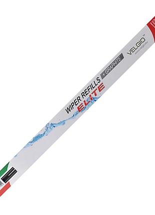 Сменная резинка velgio elite 28/700мм для автомобиля графитовая и ptfe бесшумная замена резинки для стек ve-33