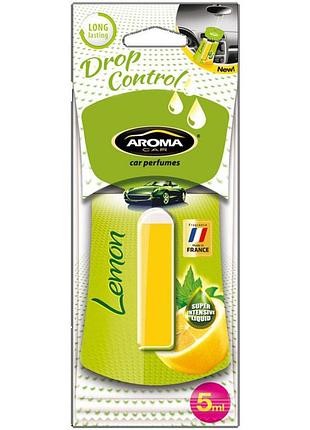Ароматизатор aroma car drop control lemon жидкий для автомобиля цитрусовый освежитель воздуха для салона ve-33