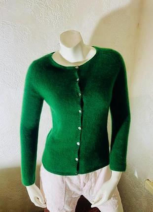 Кардиган изумрудного цвета, кашемир 💯 graumann