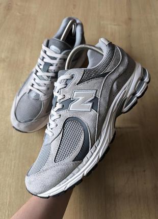 Крутые мужские кожаные кроссовки  new balance,  оригинал, модель  2023 года, р.43.