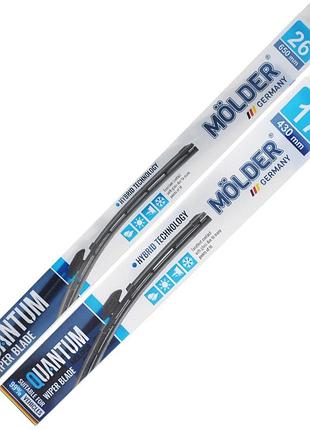 Комплект щеток стеклоочистителей molder quantum для honda cr-v 2016-2022 гибридные стеклоочистители для dm-11