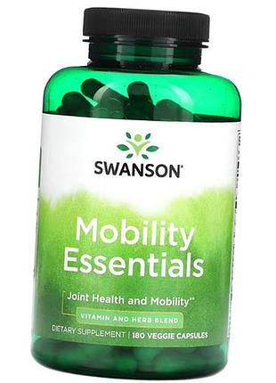 Комплекс для суставов и связок, mobility essentials, swanson 180гелкапс (03280028)