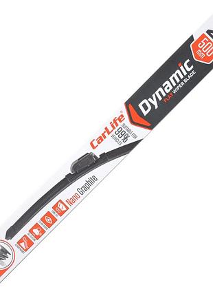 Безкаркасна щітка carlife dynamic 20"/500мм для автомобілів склоочисник для лобового скла двірник ve-33