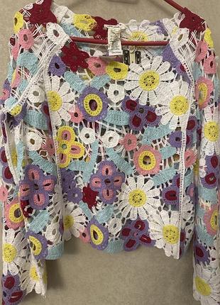 Кофточка мереживна