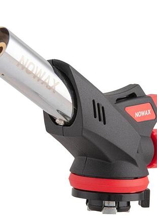 Газовая горелка nowax с пьезоподжигом на баллон сопло 20мм длина 61мм для кемпинга туристическая горелка dm-11