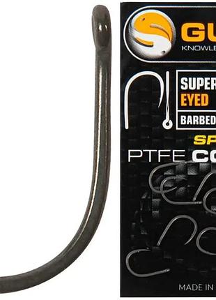 Крючок guru super xs barbed/eyed hook #16 (10 шт/уп)
