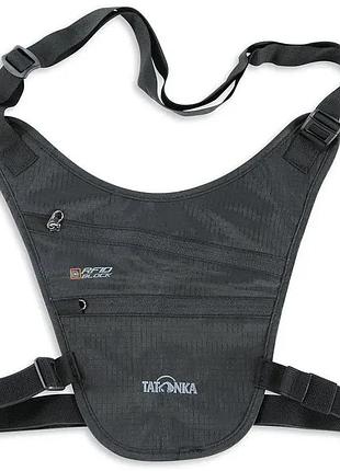 Кошелек tatonka skin chest holster rfid b нательный black