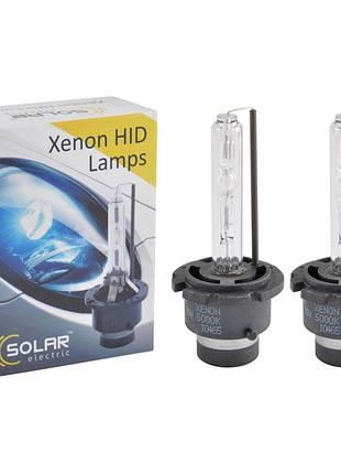 Ксеноновая лампа solar d2s 4300k 85v 35w pk32d-2 2шт автомобильная лампа для замены галогенной освещение dm-11