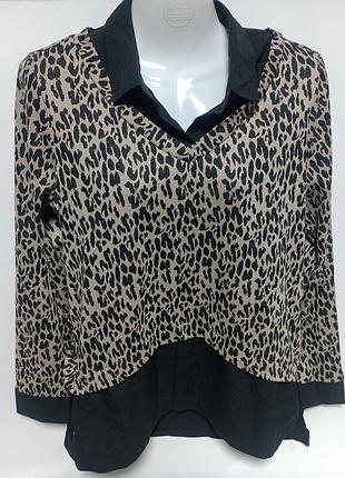 Джемпер.
леопардовий принт