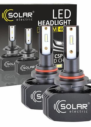 Led автолампа solar hb3 12/24v 6000k 5000lm 40w csp1860 для автомобилей ближний свет фары светодиоды 2шт ve-33