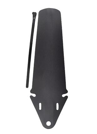 Универсальный велосипедный брызговик задний grey 365x105мм защита от грязи и воды грязезащитный элемент ve-33