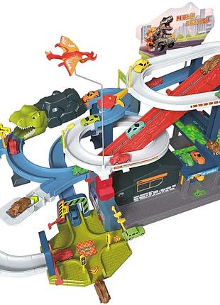 Игровой набор zipp toys dino автотрек-городская развязка электрический