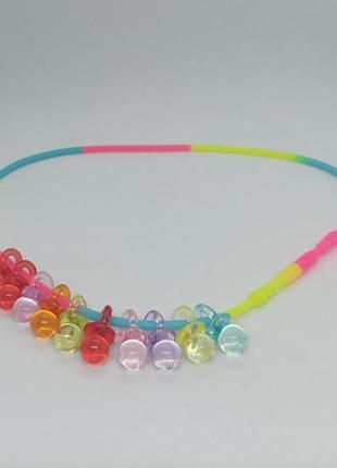 Намисто дитяче силікон з пустушками