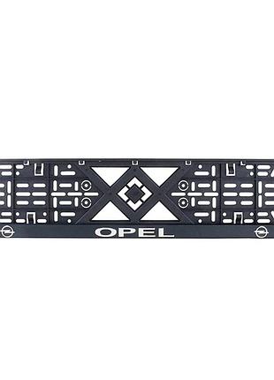 Рамка bi-plast объемная для номерного знака opel 3926 30 00 10 крепление для автомобиля универсальная за dm-11