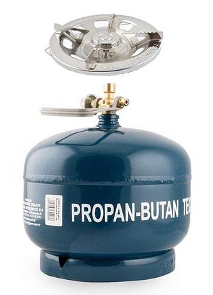 Газовий балон gzwm 4,8л з пальником k-630 для кемпінгу та риболовлі багаторазовий балон для газу ve-33