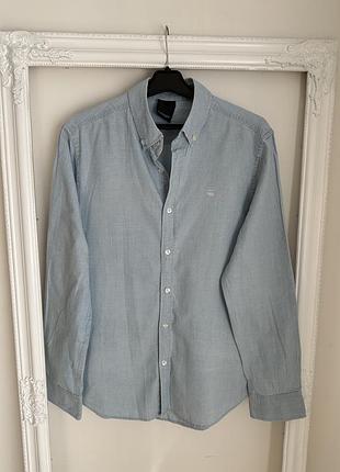 Блакитна сорочка g-star raw