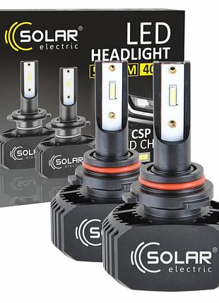 Led автолампа solar hb4 12/24v 6000k 5000lm 40w csp1860 для автомобилей ближний свет противотуманная фар ve-33