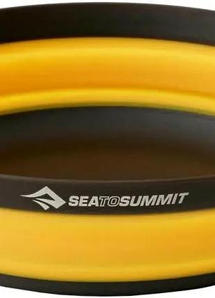 Миска sea to summit frontier ul collapsible bowl l sulphur yellow