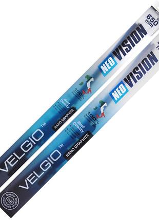 Комплект бескаркасных щеток стеклоочистителей velgio neo vision для lexus rx 2015-2022 21 26 дождевая уб ve-33