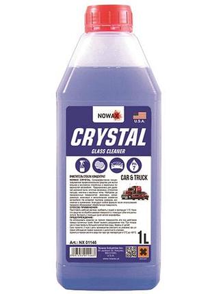 Очиститель стекла nowax crystal glass cleaner концентрат 1:10 1л для окон и стеклянных поверхностей для dm-11