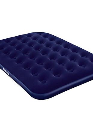 ★➚надувний матрац bestway 191x137x22 см синій для відпочинку та сну надувне ліжко dm-11