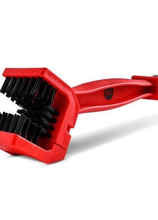 Щетка k2 chain brush для цепей мотоциклов и велосипедов универсальная щетка для очистки цепей и деталей ve-33