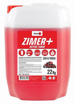 Активна піна nowax zimer active foam 22кг суперконцентрат для безконтактного миття авто, що чистить засі dm-11