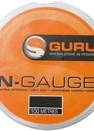 Леска guru n-gauge 100m 0.19mm 7lb