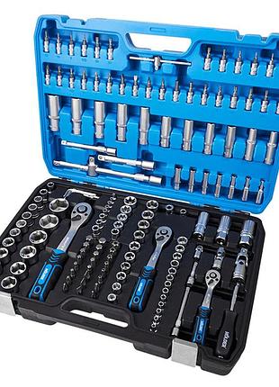 Профессиональный набор инструментов mölder mt60151 для автомобилей 151 ед. трещотки головки битами для м dm-11