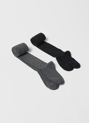 Колготки колготы zara зара набор комплект 2 штуки р 12/14 лет (155-165 см