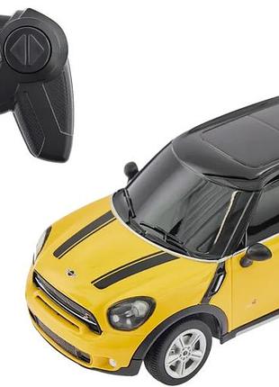 Машинка rastar mini cooper s countryman 1:24 желтый