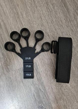 Тренажер hand puller для пальців / еспандер силіконовий для розробки пальців руки