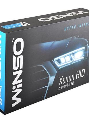 Комплект ксенону winso h7 4300k 35w px26d для автомобілів заміна штатного світла ксенонові лампи dm-11