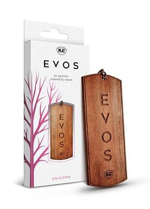 Ароматизатор k2 evos единорог 4г автомобильный освежитель воздуха для салона авто парфюмированный декор ve-33