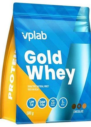 Концентрат сывороточного белка, gold whey, vp laboratory 500г шоколад (29099007)