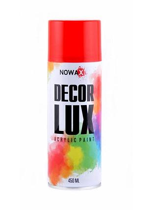 Краска акриловая nowax spray 450мл красный сигнальный signal red для автомобилей и оборудования защитное dm-11