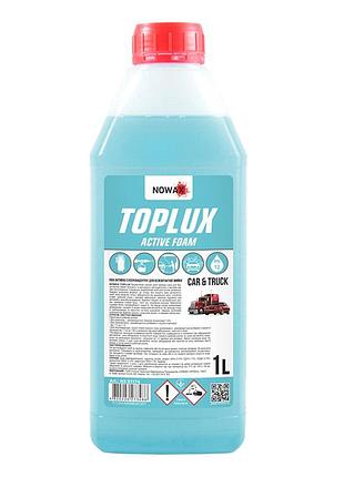 Активна піна nowax toplux active foam 1л концентрат 1:120 для безконтактного миття авто, що очищає засіб ve-33