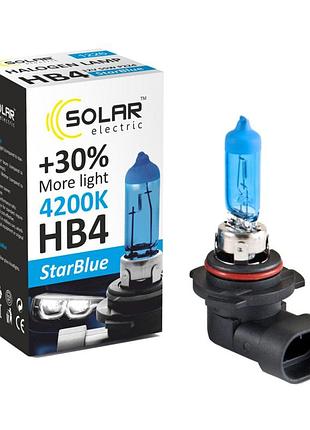 Галогеновая лампа solar hb4 12v 55w p22d для автомобилей замена света противотуманные фары галогеновая л ve-33