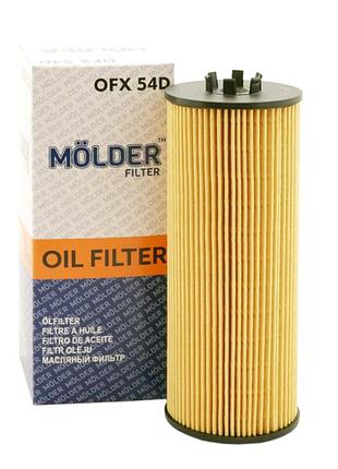 Фильтр масляный molder ofx 54d для автомобилей wl7226 ox164deco hu842x очистка масла от примесей защита ve-33
