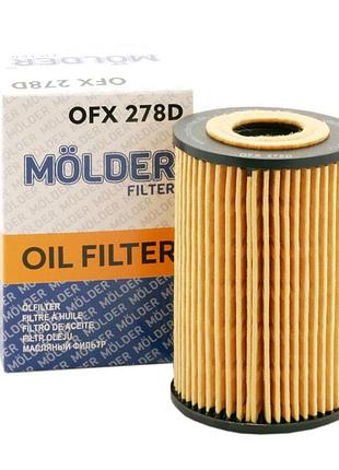 Фильтр масляный molder filter ofx 278d для автомобилей wl7476 ox388deco hu7008z очиститель масла для дви ve-33