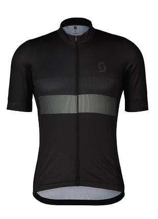Велоджерси scott rc team 10 с коротким рукавом xxl, черный-серый