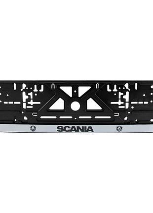 Рамка carlife под номер scania 3926 универсальное крепление для номерного знака автомобиля держатель зна ve-33